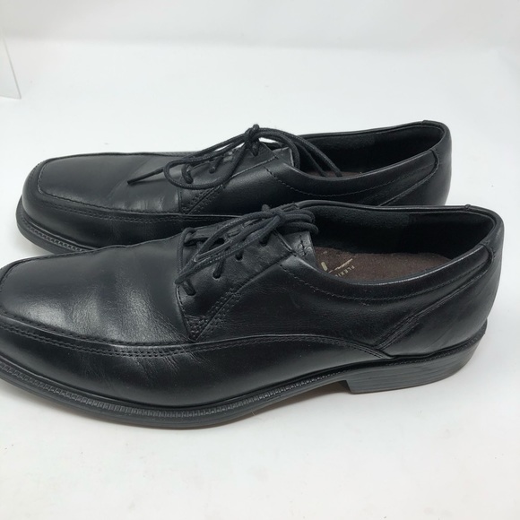 Bostonian Black Leather Dress Shoes Mens 8.5 M - Picture 4 of 12
